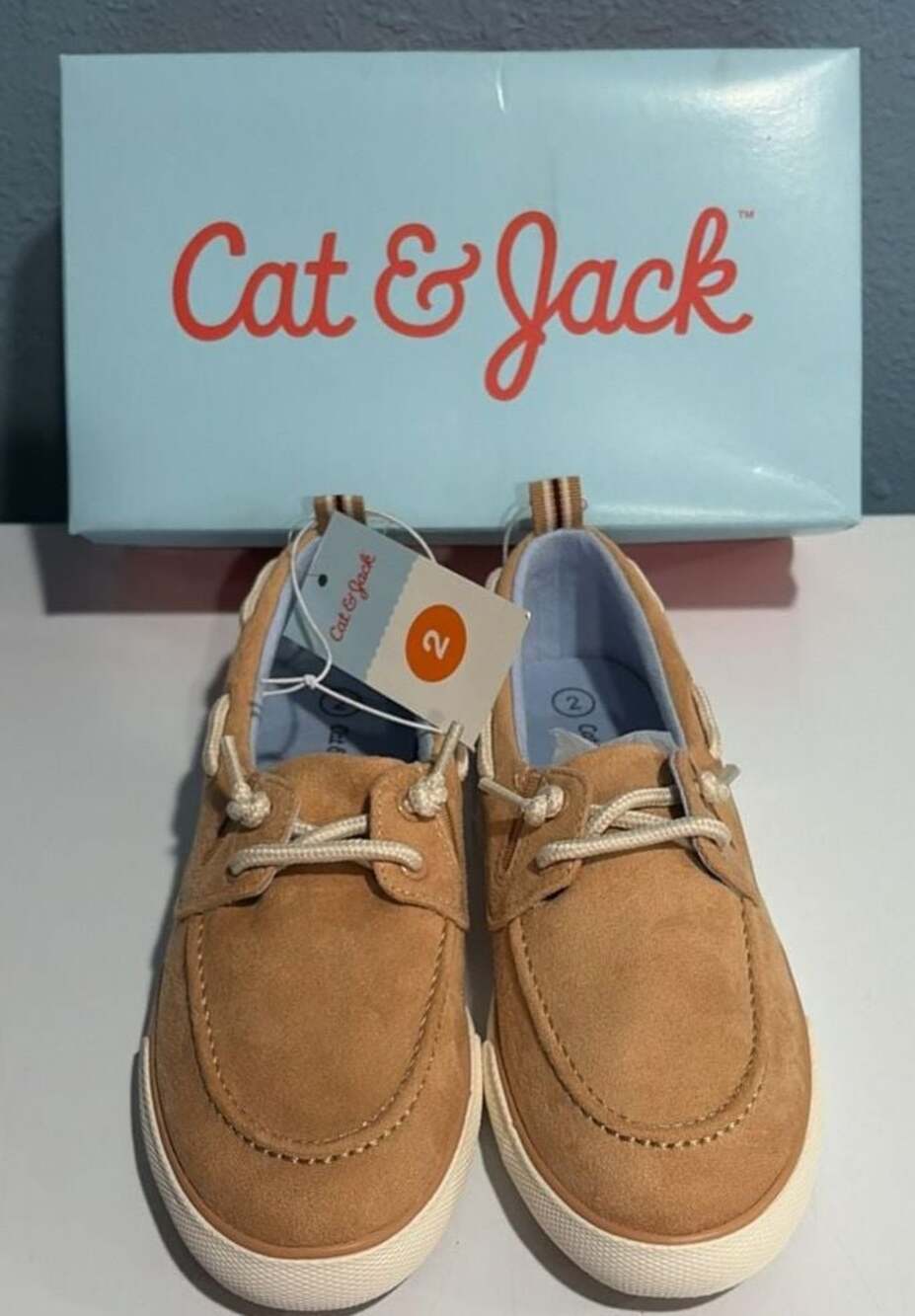 Cat & Jack Reece Sneakers Beige Size 2